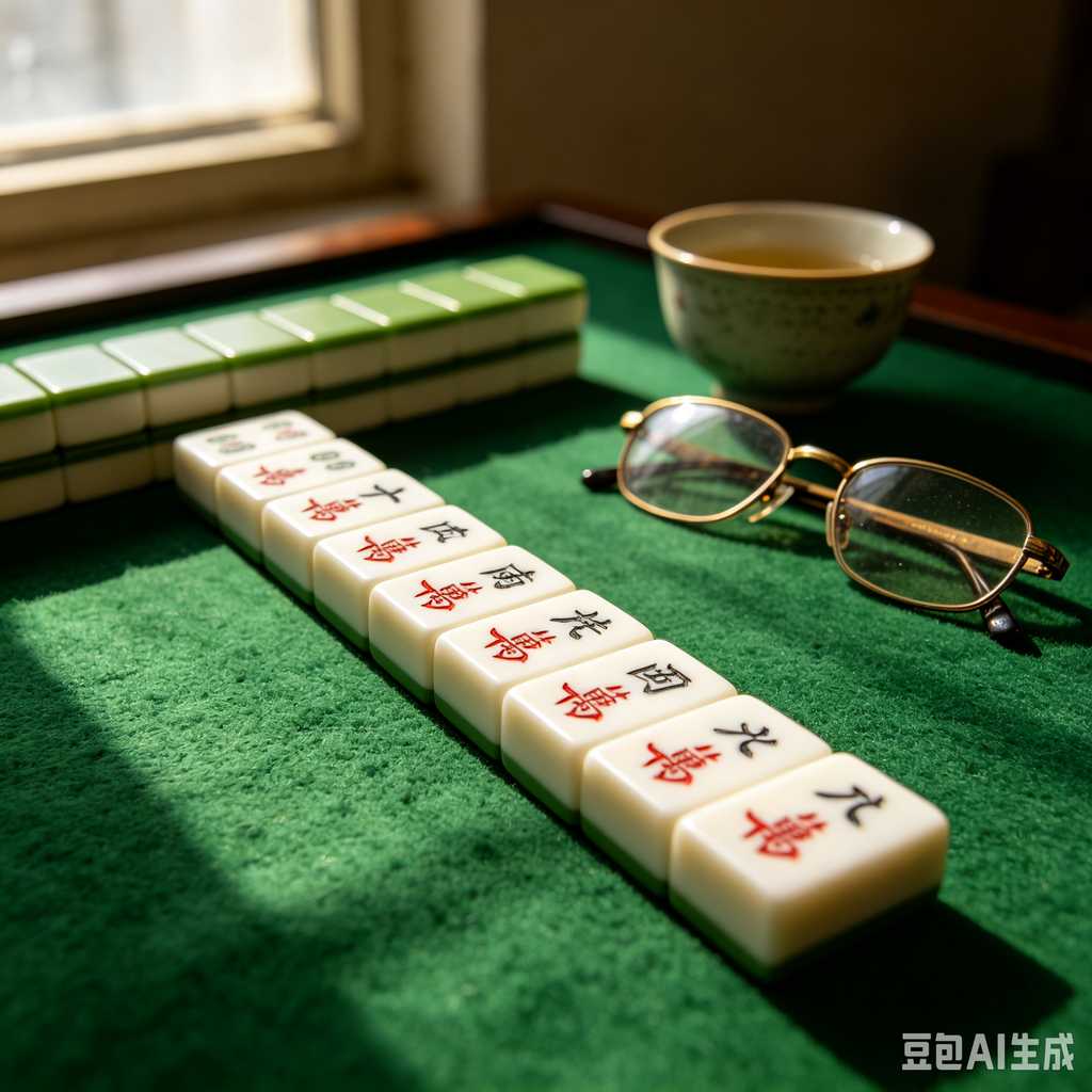 asian classic board game mahjong