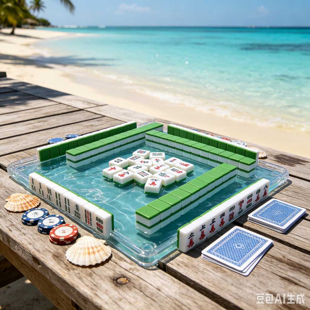 cute mini mahjong tiles set